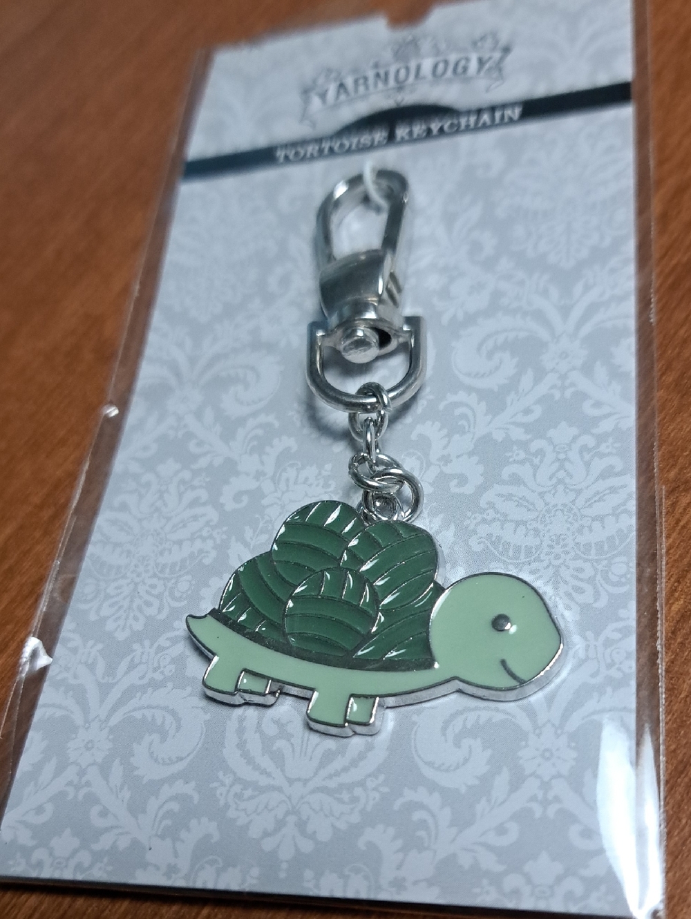 Green Tortoise Keychain Key & Card Holder